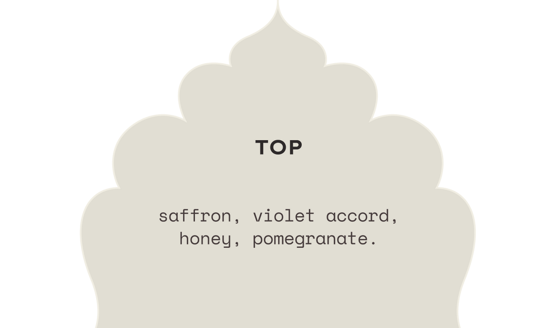 PEACE OFFERING eau de parfum — top notes